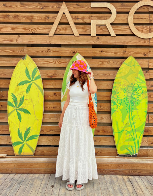 Mesh Crochet Beach Bag