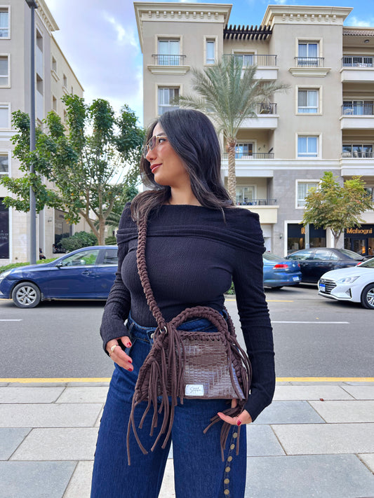 Mocha Leather Bag