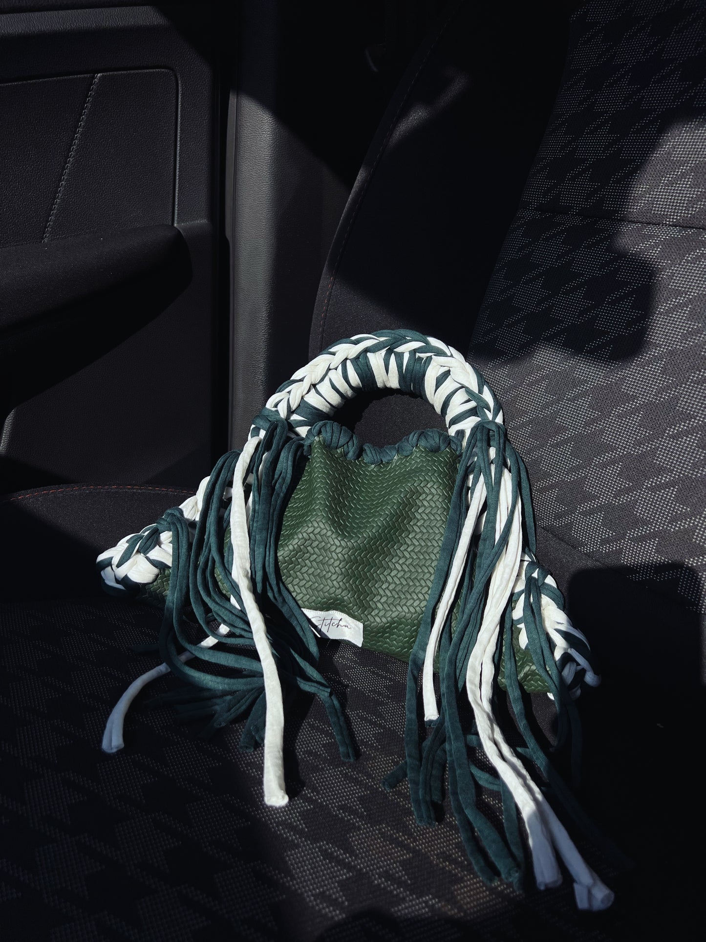 Emerald mini-handbag